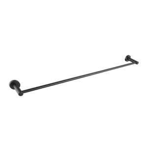 Modern 750mm Single Towel Rail - Gun Metal