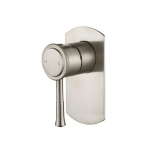 Modern Montpellier Shower Mixer - Brushed Nickel