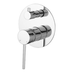 Modern Shower Diverter - Chrome