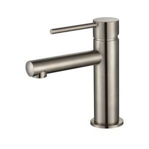 Modern Basin Mixer - Brushed Nickel