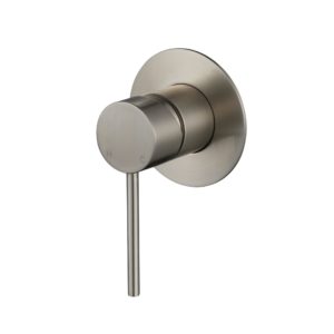 Modern Shower Mixer - Brushed Nickel