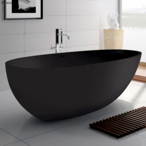 Bahama 1700 Stone Bath - Matte Black