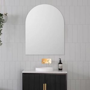 Arch Mirror - Polished Edge - 600 x 900mm