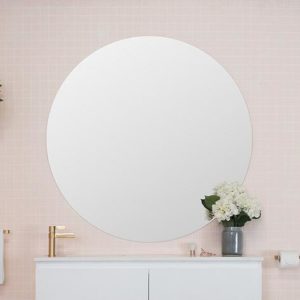 Round Polished Edge Mirror