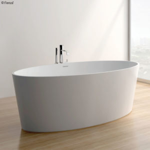 Lexy - Stone Bath - Matte White
