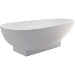 Lagoona - Stone Bath - Matte White