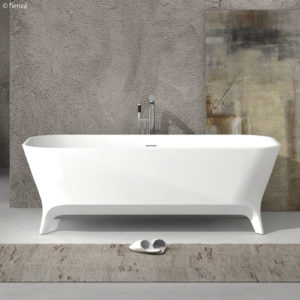 Hampton - Stone Bath - Matte White