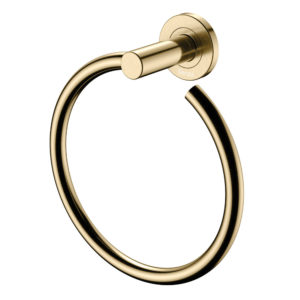 Kaya Hand Towel Ring - Brushed Brass