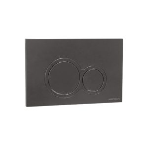 Kibo Flush Buttons - Brushed Gunmetal