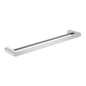 Kudos Double Towel Rail - 80cm - Chrome