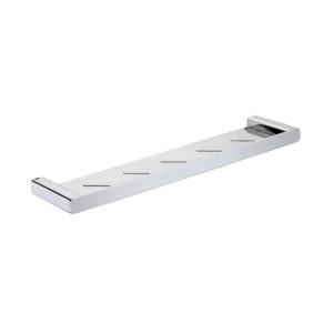 Kudos Shelf with Drain Holes - 40cm - Chrome