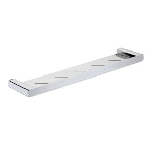 Kudos Shelf with Drain Holes - 55cm - Chrome