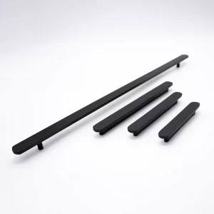 Matt Black Oval Profile Cabinet Pull - Imogen