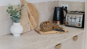 Manovella Iris Half Moon cabinetry pull - Brushed Brass - Image 7