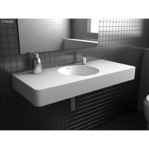 Fienza Encanto Basin with Overflow - Centre Bowl