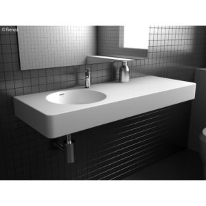 Fienza Encanto Basin with Overflow - Left Hand Bowl
