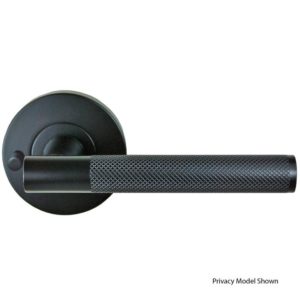 Nidus Mediterranean Knurled Handle Privacy Set - Matte Black
