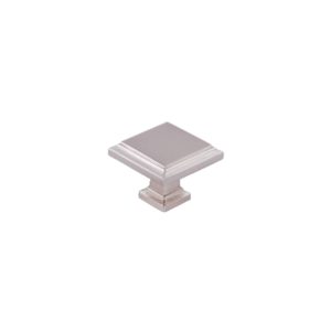 Huntington Square Knob - Brushed Nickel
