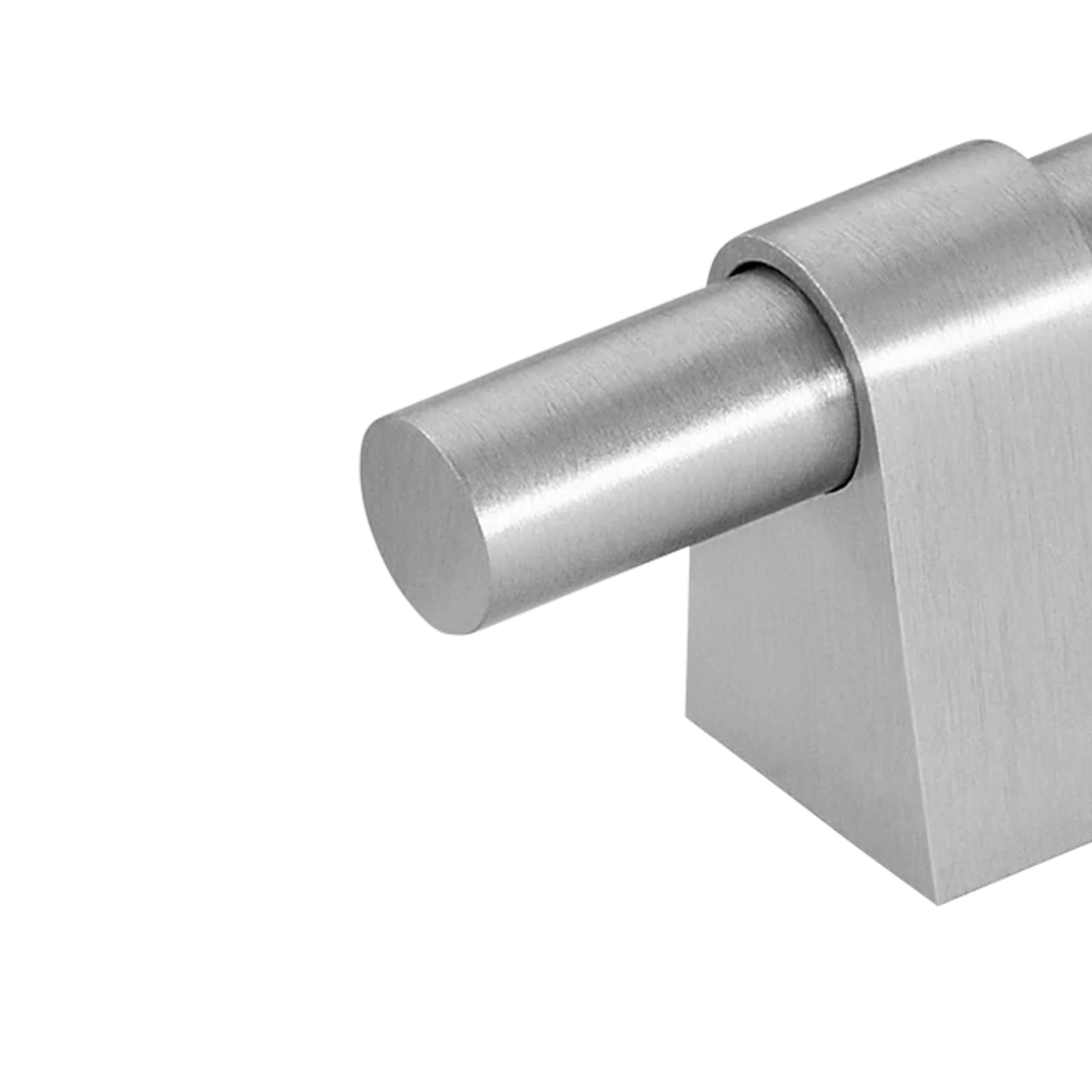Momo Loreto T Knob 60mm - Brushed Nickel - Image 2