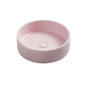 Perugia Concrete Basin - Barbie Pink