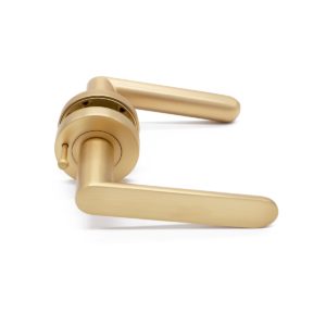 Fairhaven Satin Brass Privacy Door Handle