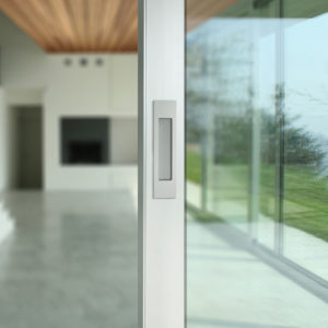 Nidus Mardeco Flush Pull Passage Set - Satin Chrome