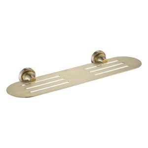 Modern Medoc Metal Shelf - Brushed Brass