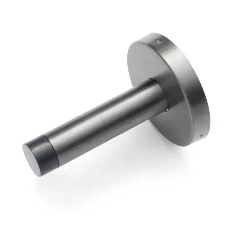 Manovella Gunmetal Wall Mounted Straight Door Stop