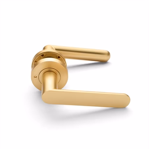 Manovella Fairhaven Privacy Door Handle - Brushed Brass - Image 3