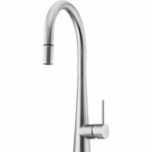 Oliveri Essente Goose Neck Pull Out Mixer - Chrome