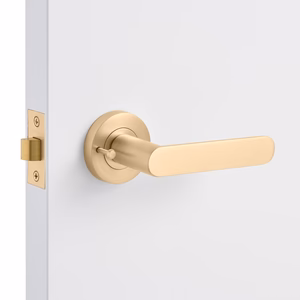 Manovella Fairhaven Privacy Door Handle - Brushed Brass