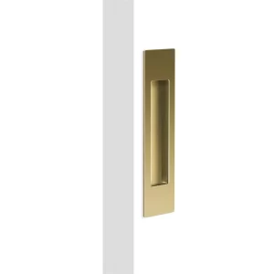 Nidus Mardeco flush pull (each) - Satin Brass