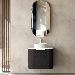 Otti Bondi Curved Vanity - Black Oak
