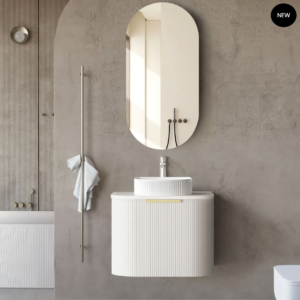 Otti Bondi Curved Vanity – Matt White
