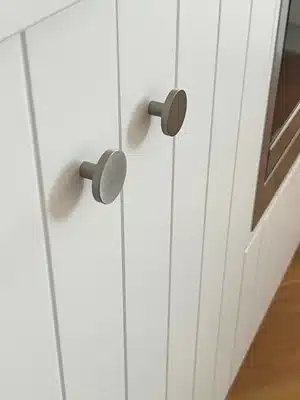 Brushed Nickel Round Profile Cabinet Knob - Olivia - Image 3