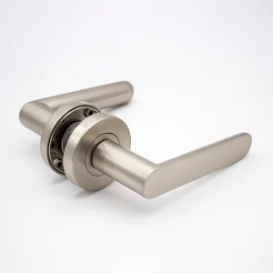 Brushed Nickel Passage Door Handle - Fairhaven