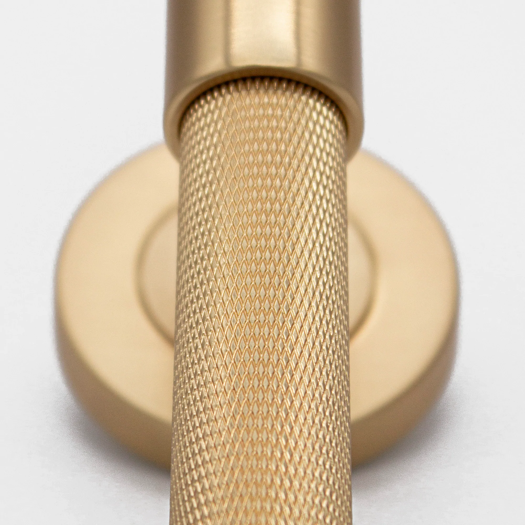 Satin Brass Knurled Passage Door Handle Rosedale ( solid Brass ) Flooring Bathrooms Interiors