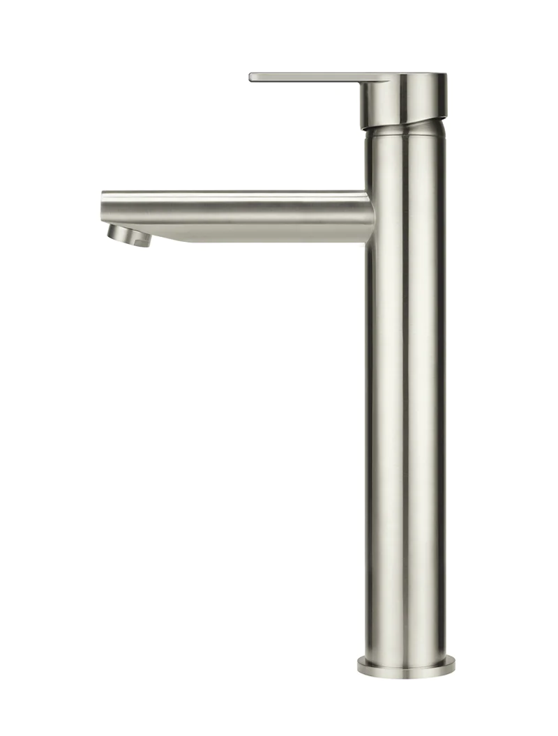 MEIR ROUND PADDLE TALL BASIN MIXER - -brushed nickel - Image 2