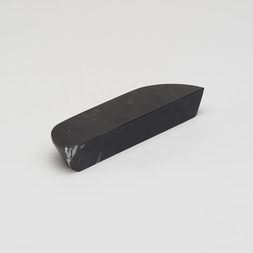 Lo & Co Dot Marble Handle Small - Black Marble - Image 5