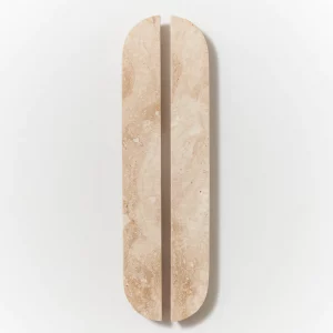 Lo & Co Dot Handle Large - Travertine