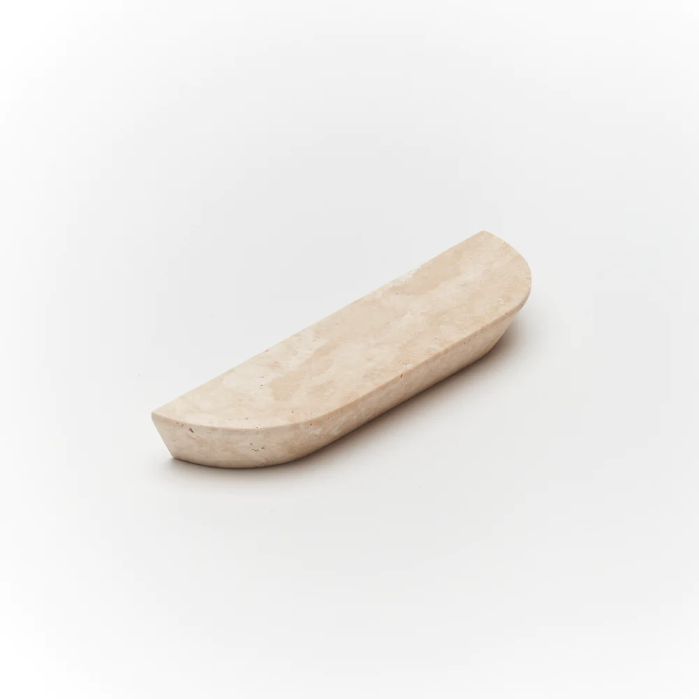Lo & Co Dot Marble Handle Small - Travertine - Image 4