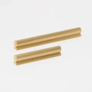 Lo & Co Fleur Pull - Brass