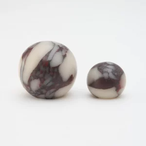 Lo & Co Hubble Knob Viola Marble - Calacatta Viola