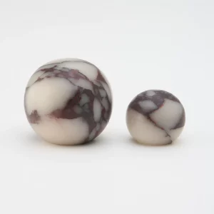 Lo & Co Hubble Knob Viola Marble - Calacatta Viola