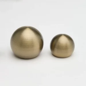 Lo & Co Sphere Knob - Aged Brass