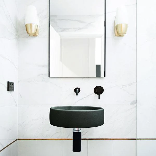 Nood Co. BOWL BASIN - WALL HUNG - CHARCOAL