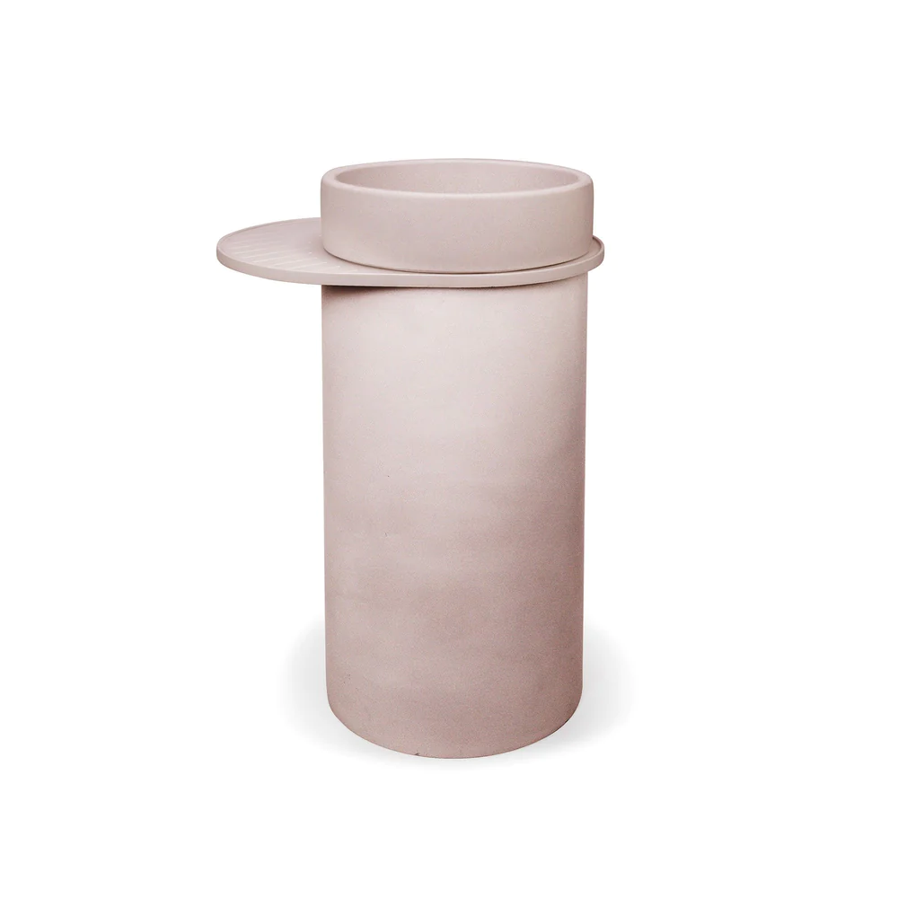 Nood Co. CYLINDER - BOWL BASIN - BLUSH PINK