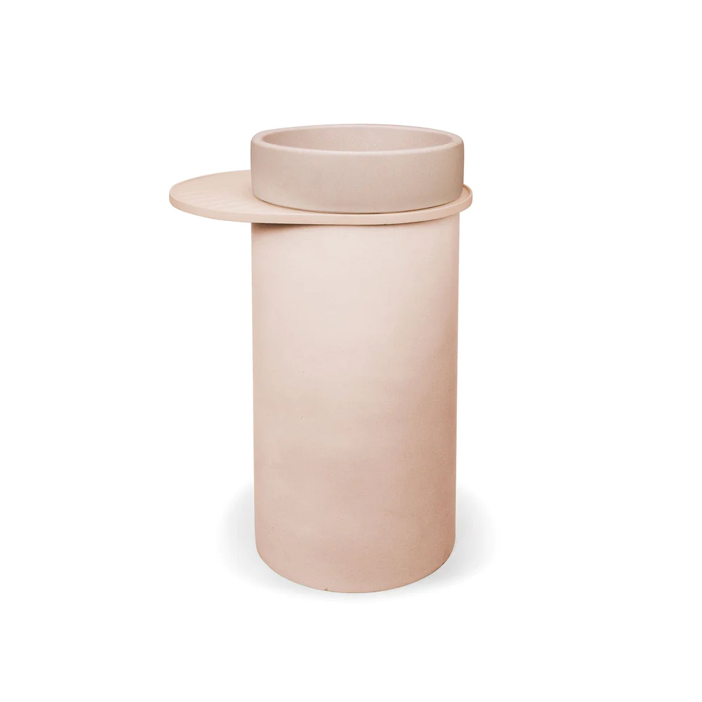Nood Co. CYLINDER - BOWL BASIN - PASTEL PEACH