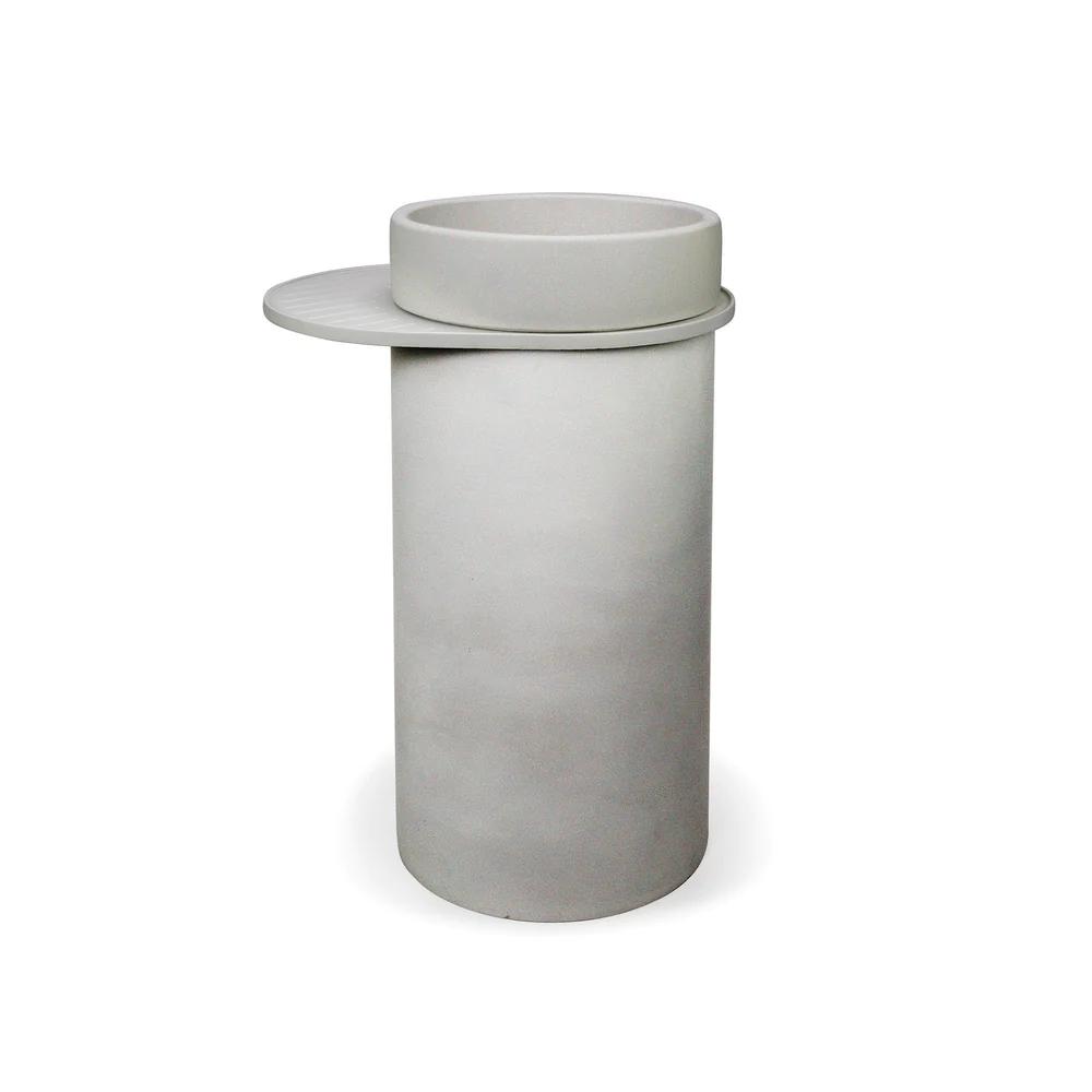 Nood Co. CYLINDER - BOWL BASIN - SKY GREY