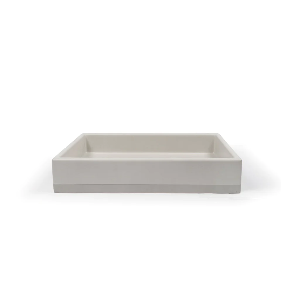 Nood Co. BOX BASIN TWO TONE - SURFACE MOUNT - IVORY